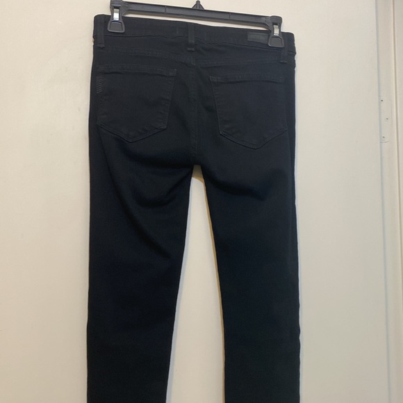 PAIGE Demin Verdugo Crop Jeans in Black - Picture 6 of 10